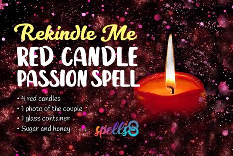 Bewitching flame of candle spell
